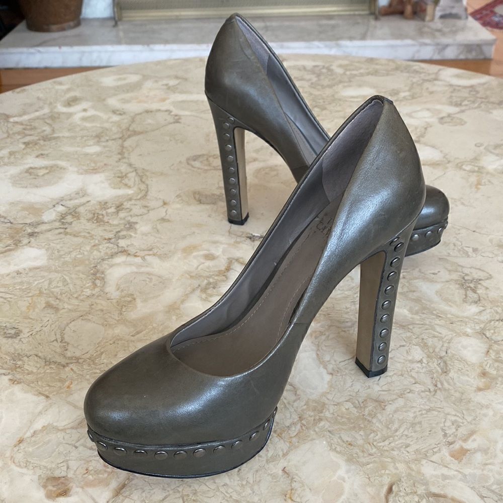 Vince Camuto Studded Platform Heels 
